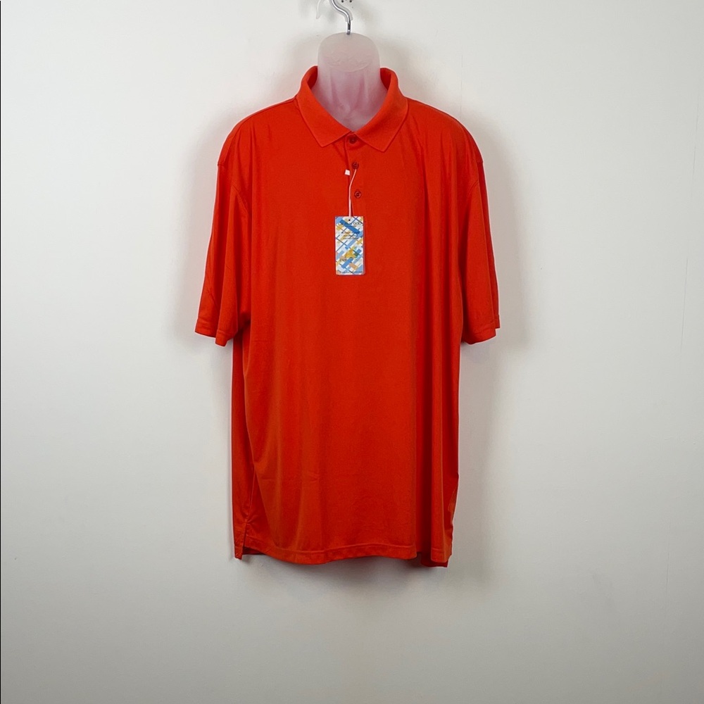 Eversole Run Evr Dri Plus Men's 3XL Orangish Red Golf Short Sleeve Polo Shirt